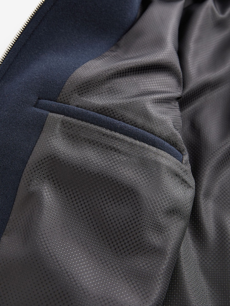 Navy Blue Trucker Jacket - Image 9 of 10
