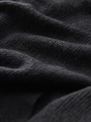 Black Cosy Pocket Detail Cardigan - Image 2 of 7