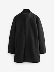 Schwarz - Jacke mit Stehkragen und integriertem Westeneinsatz - Bild 6 von 10