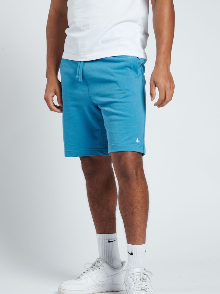 Jack Wills Dark Teal Blue Balmore 100% Cotton Shorts - Image 1 of 7