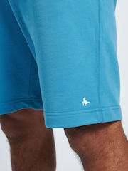 Jack Wills Dark Teal Blue Balmore 100% Cotton Shorts - Image 4 of 7