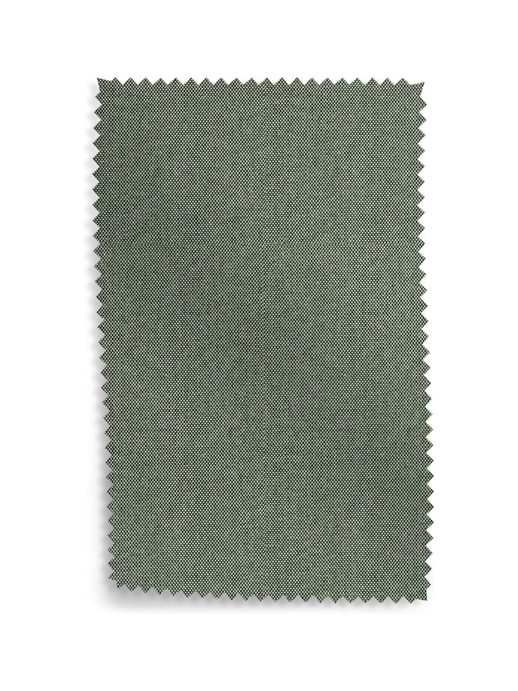Jasper Conran London Moss Green White Weave Upholstery Swatch - Image 1 of 1