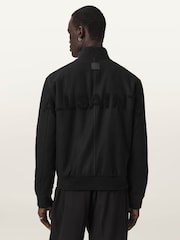 AllSaints Black Deceit Bomber Jacket - Image 5 of 7
