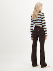 Levi's® Brown 726™ High Rise Yoked Flare Jeans - Image 2 of 8