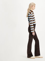 Levi's® Brown 726™ High Rise Yoked Flare Jeans - Image 4 of 8