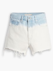 Белый - Levi's® 100% Cotton High Waisted Mom Shorts - Изображение 4 из 4