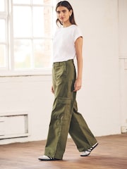 Levi's® Green Baggy Cargo Trousers - Image 2 of 5