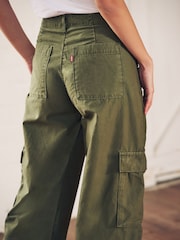 Levi's® Green Baggy Cargo Trousers - Image 5 of 5