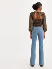 Levi's® Light Blue Denim Super Low Bootcut Jeans - Image 2 of 3