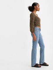 Levi's® Light Blue Denim Super Low Bootcut Jeans - Image 3 of 3