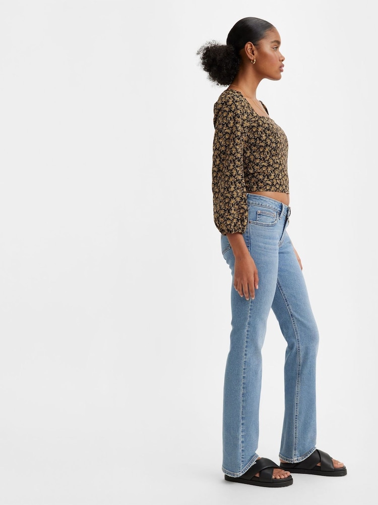 Levi's® Light Blue Denim Super Low Bootcut Jeans - Image 3 of 3