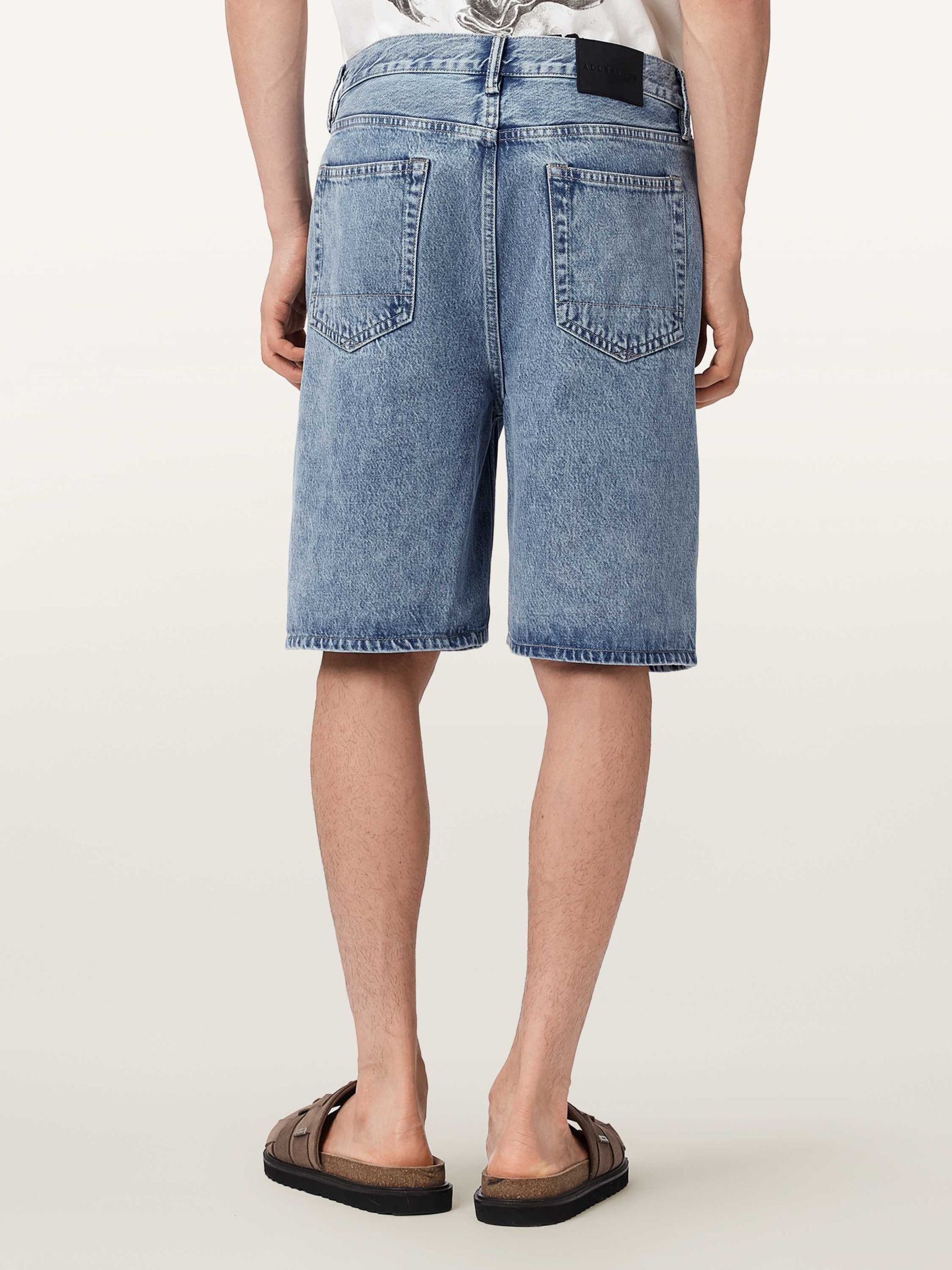 Buy AllSaints Blue Jackson Denim Shorts from Next USA
