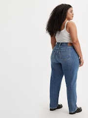 Levi's® Light Blue Denim Curve 501 81 Straight Fit 100% Cotton Jeans - Image 2 of 10