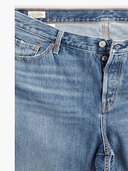 Levi's® Light Blue Denim Curve 501 81 Straight Fit 100% Cotton Jeans - Image 8 of 10