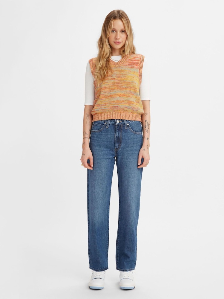 Levi's® Mid Blue 94 Baggy 100% Cotton Jeans - Image 1 of 4