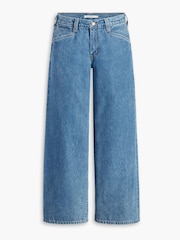 Levi's® Mid Blue 94 Baggy Wide Leg 100% Cotton Jeans - Image 10 of 10