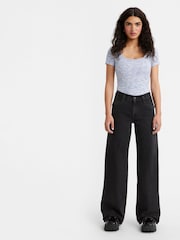 Levi's® Black 94 Baggy Wide Leg 100% Cotton Jeans - Image 1 of 4