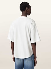 AllSaints White Reflex Amelie T-Shirt - Image 5 of 6