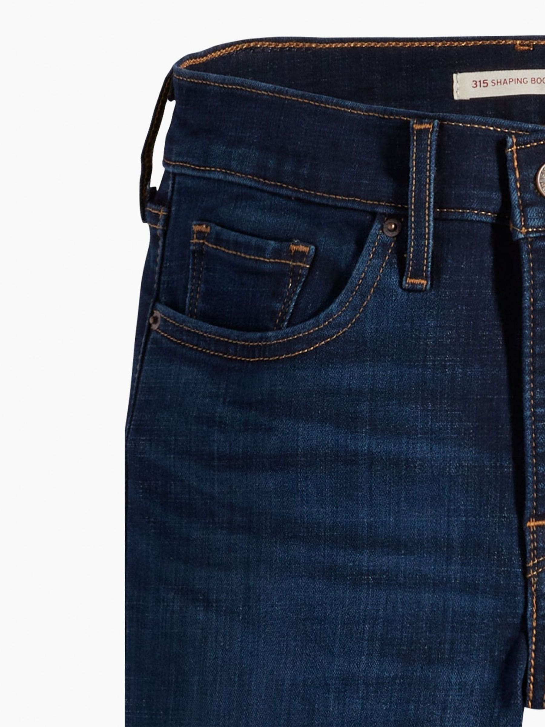 Cumpără Albastru închis - Blugi modelator cu talie medie Levi's