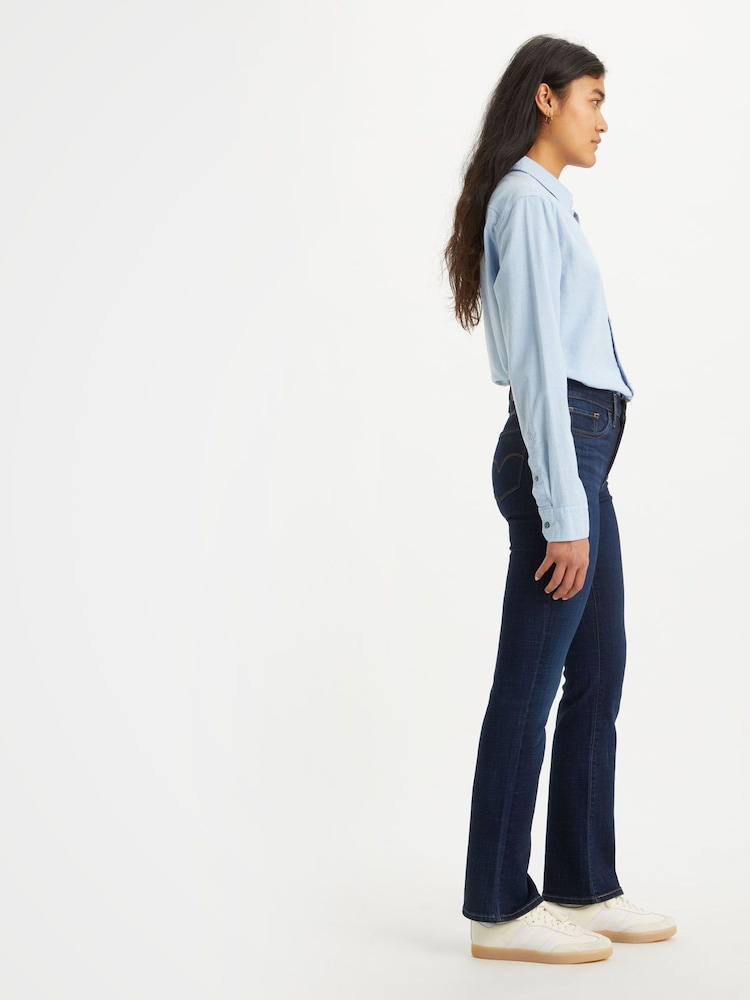 Levi's® Dark Blue 315™ Shaping Bootcut Jeans - Image 3 of 6