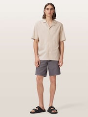 AllSaints White Hudson Short Sleeve Shirt - Image 5 of 6