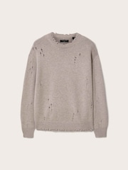 AllSaints Brown Wolf Crew Jumper - Image 6 of 6