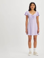 Levi's® Purple Skylar Flutter Dress - Image 4 of 8