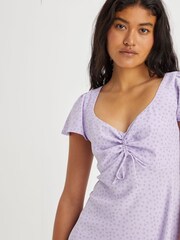 Levi's® Purple Skylar Flutter Dress - Image 5 of 8