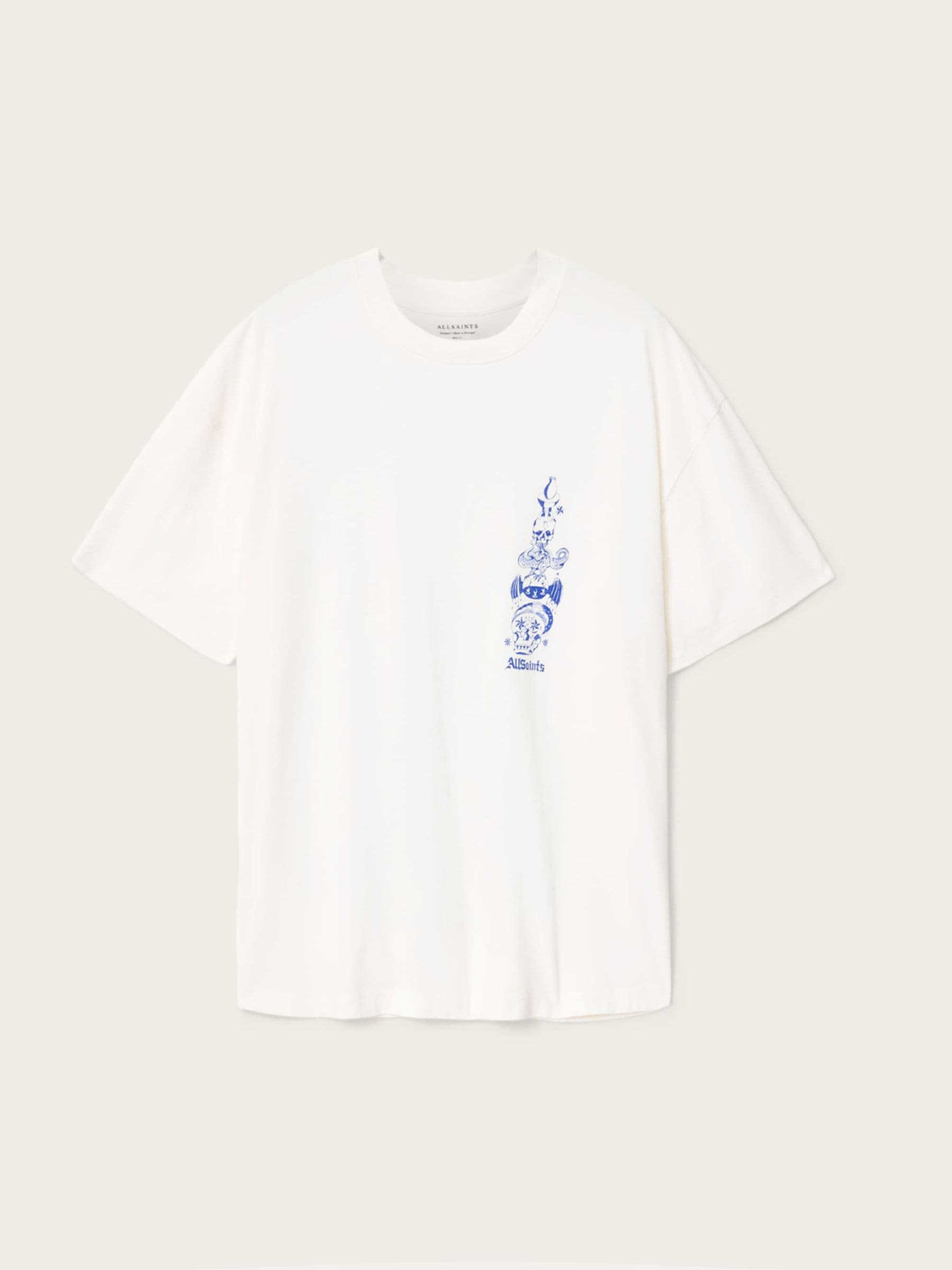 Buy AllSaints White Ignis Short Sleeve Crew Neck T-Shirt from Next USA
