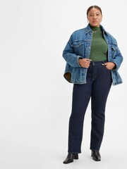 Levi's® Indigo Blue 721™ Curve High Rise Skinny Jeans - Image 1 of 6