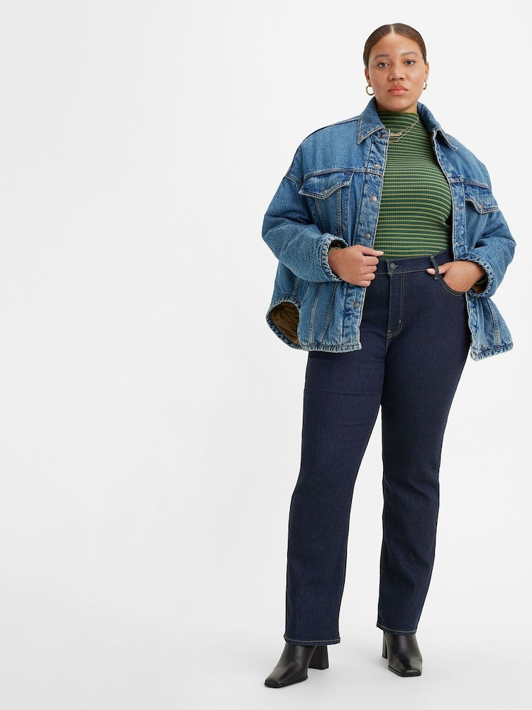 Levi's® Indigo Blue 721™ Curve High Rise Skinny Jeans - Image 1 of 6