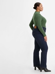 Levi's® Indigo Blue 721™ Curve High Rise Skinny Jeans - Image 4 of 6