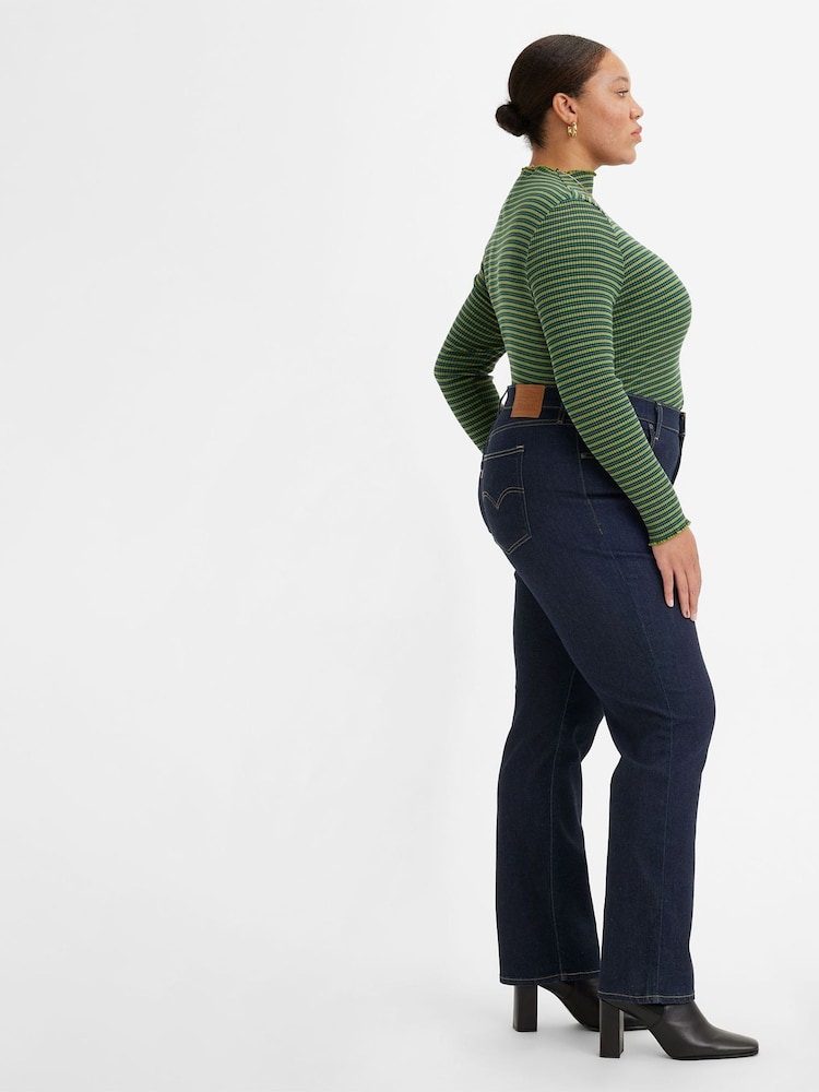 Levi's® Indigo Blue 721™ Curve High Rise Skinny Jeans - Image 4 of 4
