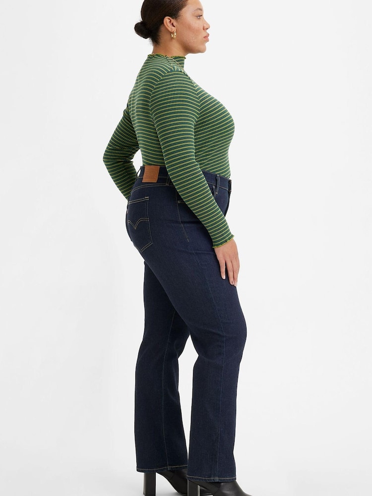 Levi's® Indigo Blue 721™ Curve High Rise Skinny Jeans - Image 6 of 6