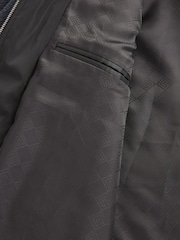 Navy Blue Signature Wool Rich Textured Epsom Overcoat - Image 11 of 12