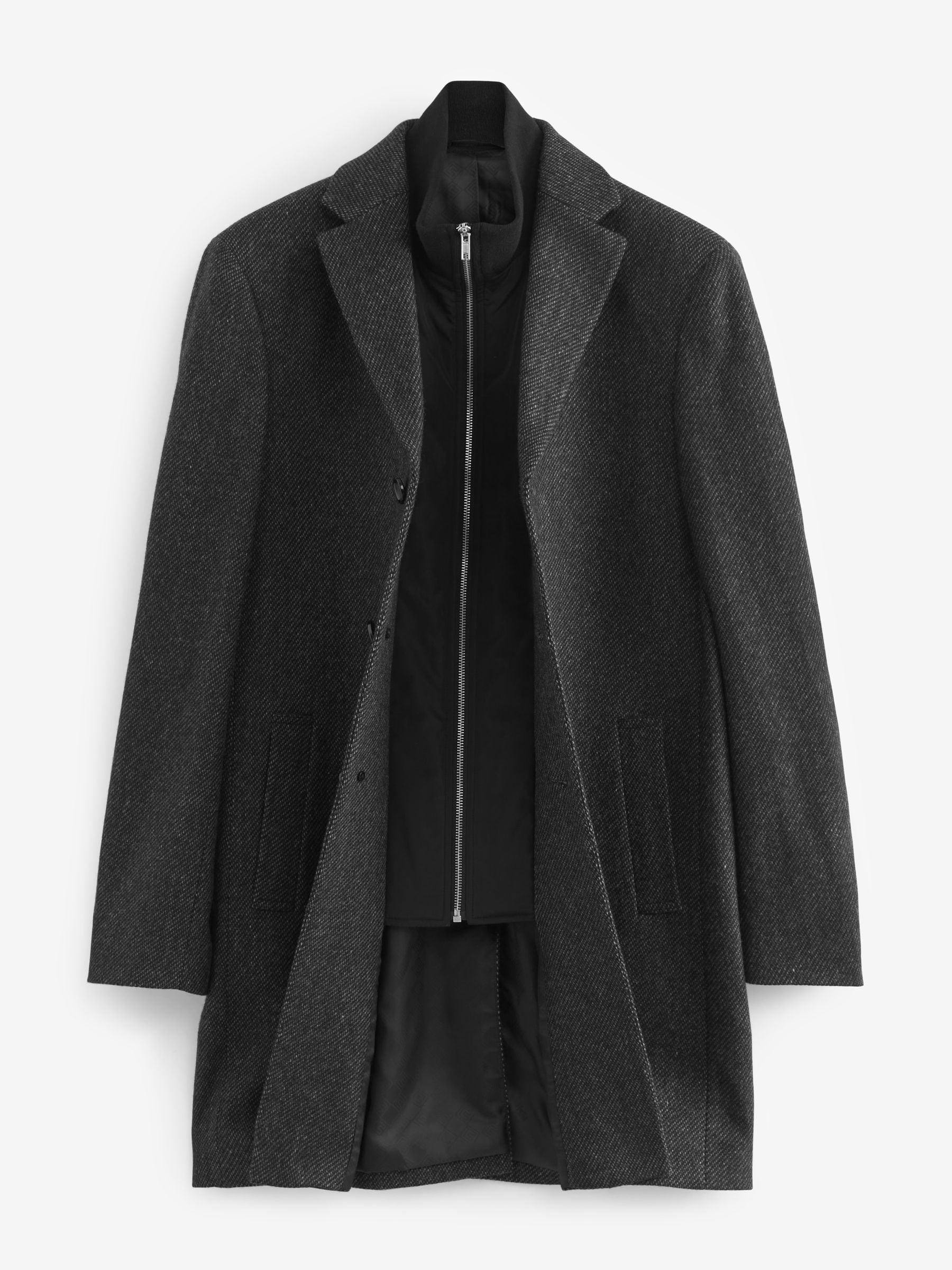Charcoal epsom coat store