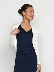 Kaffe Slim Fit Kaastrid Bolero Long Sleeves Cardigan - Image 1 of 7