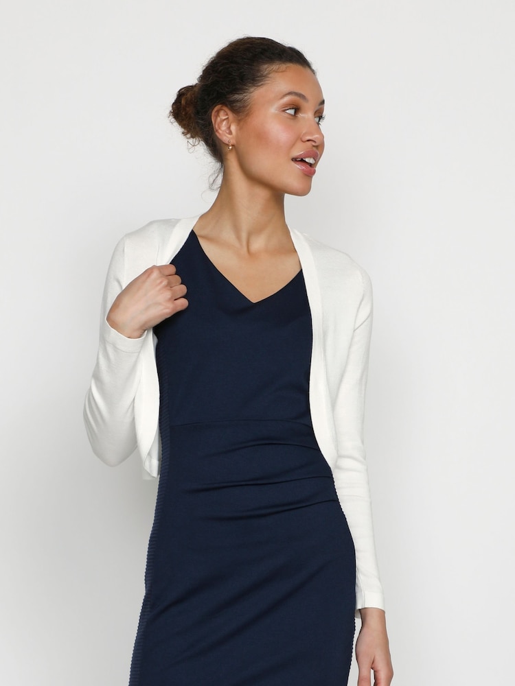 Kaffe Slim Fit Kaastrid Bolero Long Sleeves Cardigan - Image 1 of 7