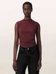 AllSaints Red West Tank - Image 1 of 8
