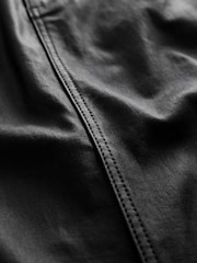 Black Coated Denim Maxi Skirt - Image 6 of 6