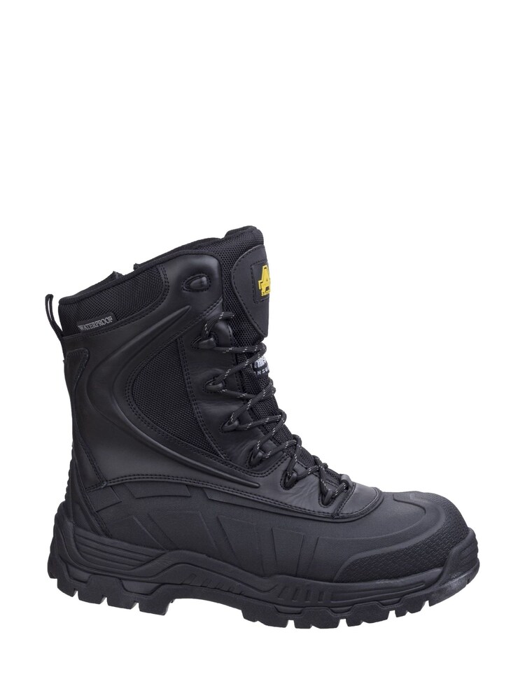 Amblers Safety Hybrid Metal Free Hi-leg Waterproof Black Safety Boots - Image 1 of 4