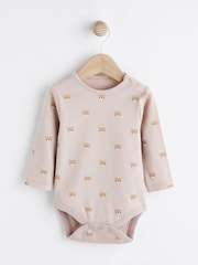 Chocolate Brown Corduroy Baby Dunagrees and Bodysuit Set (0-18mths) - Image 4 of 12