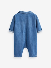 Denim Baby Utility Romper (0mths-2yrs) - Image 6 of 7