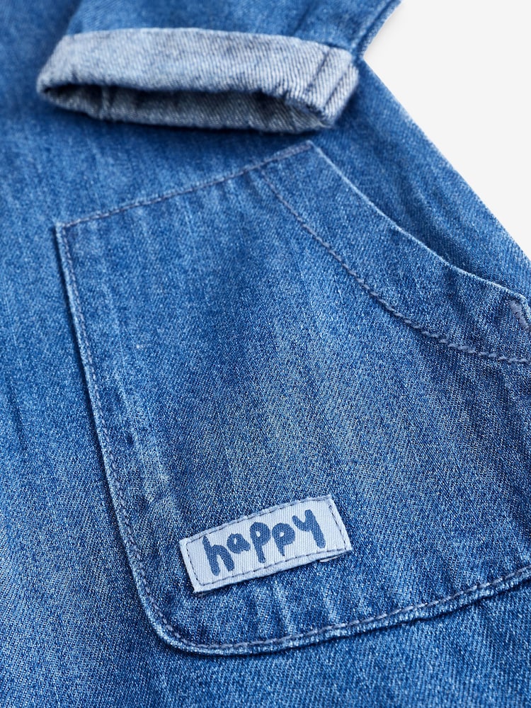 Denim Baby Utility Romper (0mths-2yrs) - Image 7 of 7
