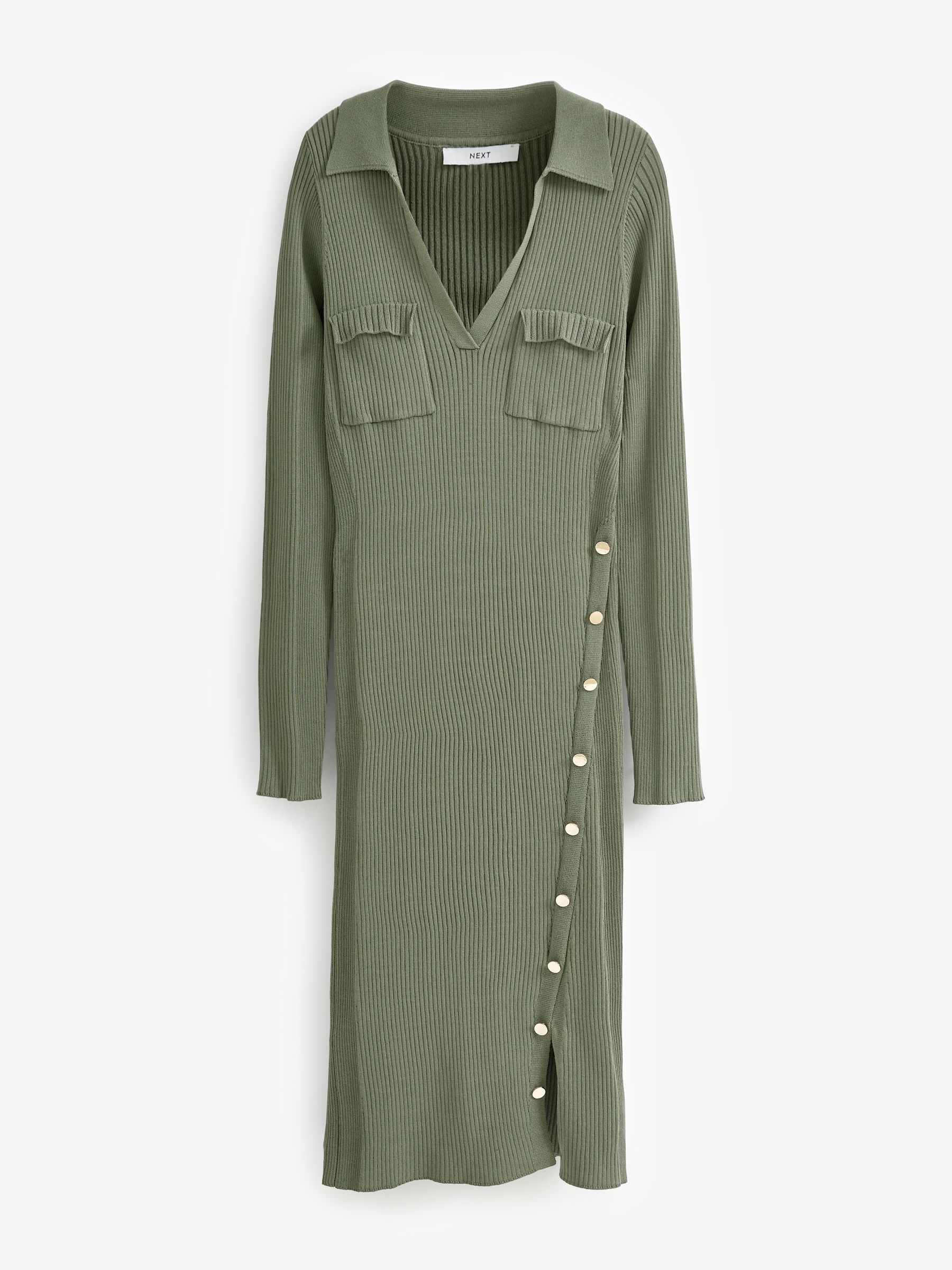 Next khaki shirt dress 2025