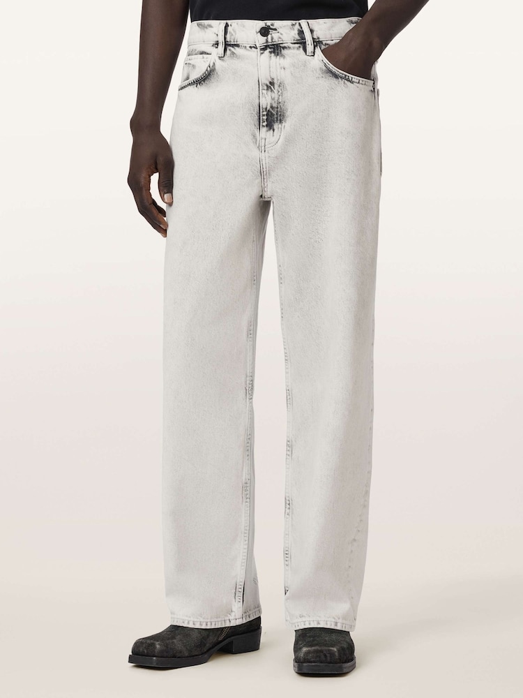 AllSaints Grey Lenny Jeans - Image 1 of 7 AllSaints Grey Lenny Jeans - Image 1 of 7