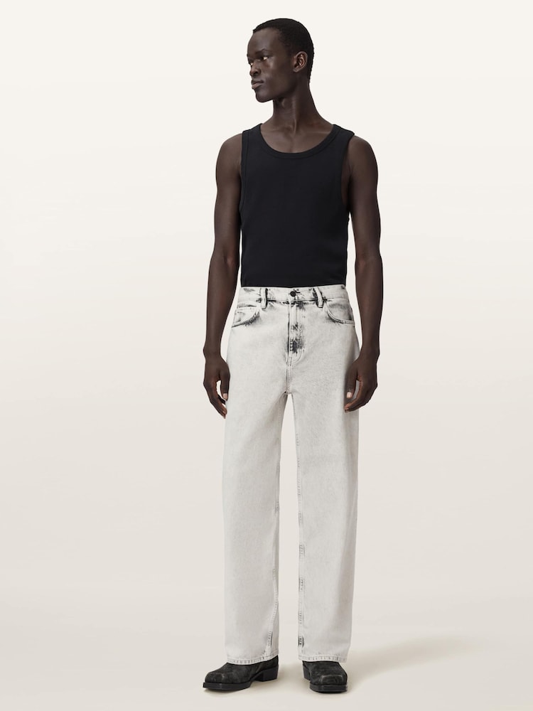 AllSaints Grey Lenny Jeans - Image 2 of 7 AllSaints Grey Lenny Jeans - Image 2 of 7
