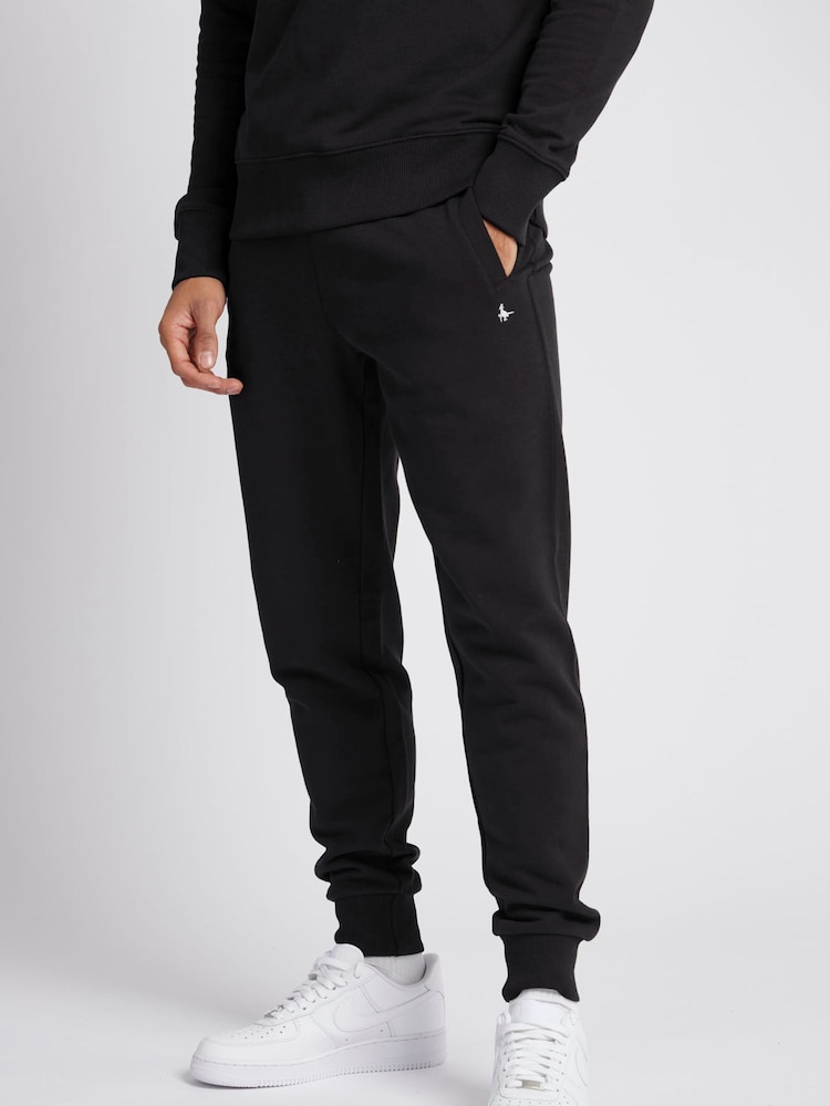Jack Wills Black 100% Cotton Haydor Joggers - Image 1 of 7
