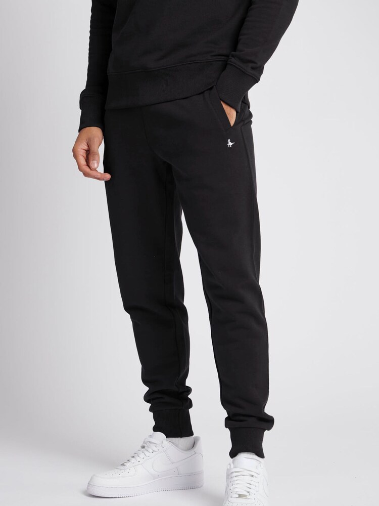 Jack Wills Black 100% Cotton Haydor Joggers - Image 1 of 7 Jack Wills Black 100% Cotton Haydor Joggers - Image 1 of 7