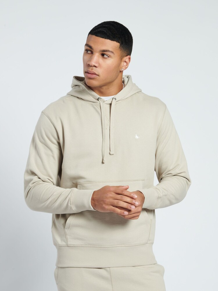 Jack Wills Grey Woodward 100% Cotton Hoodie - Image 1 of 6
